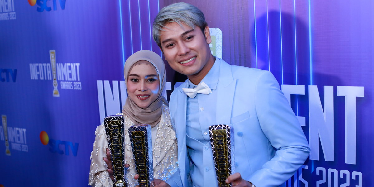 Winning 6 Awards at Once in Infotainment Awards 2023, Lesti and Rizky Billar Nervously Crowned as Best Couple