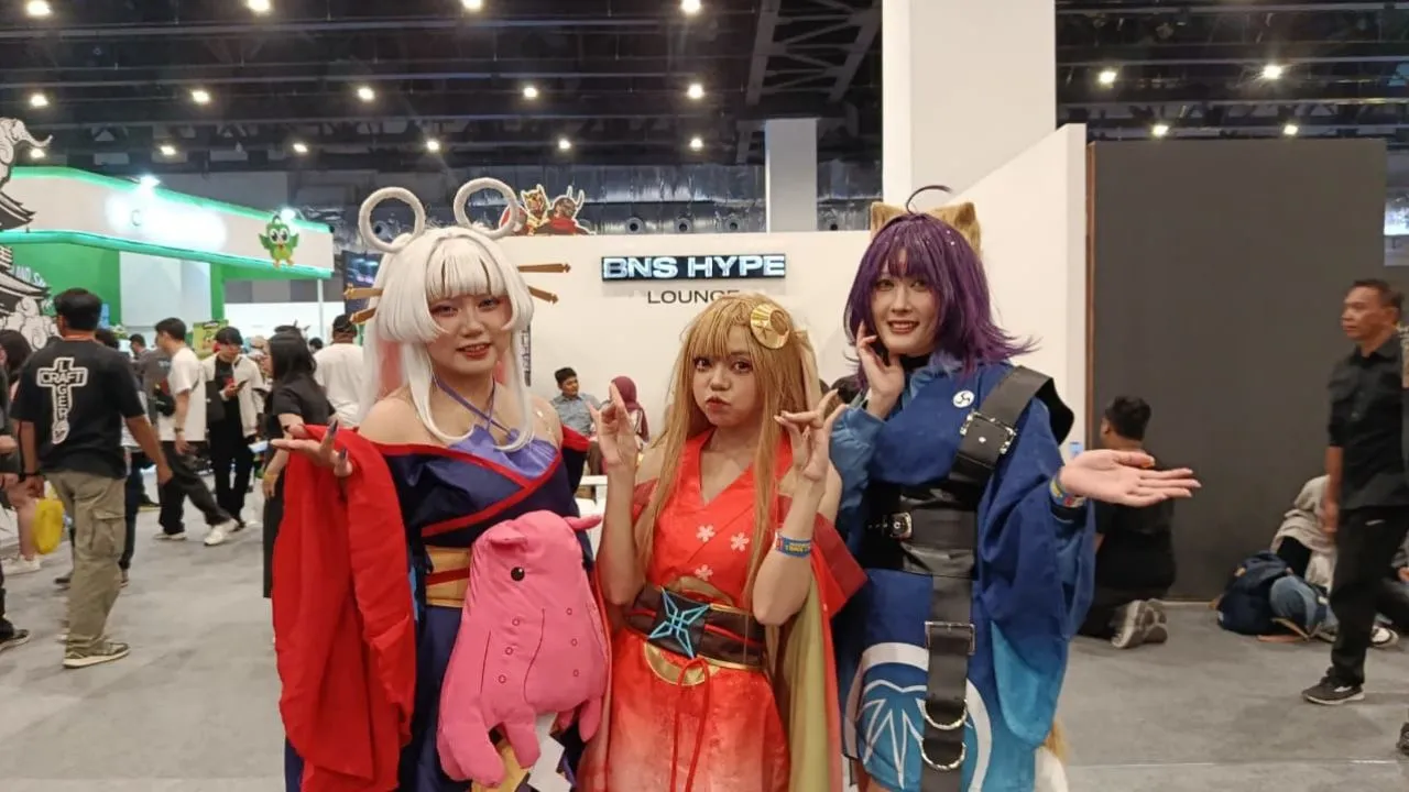 Cosplayer dari anime COSMIC PRINCESS KAGUYA. (dok. Kapanlagi.com/Sabrina Aulia Putri)