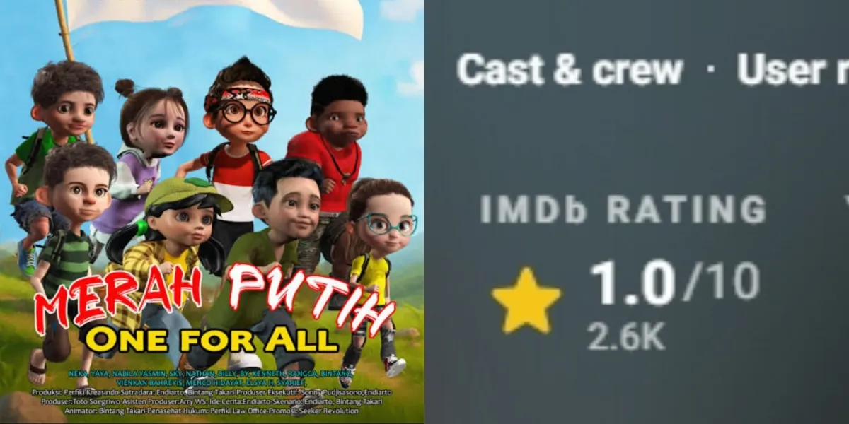 MERAH PUTIH: ONE FOR ALL Receives a Rating of 1 out of 10 on IMDB, Flooded with Harsh Criticism!