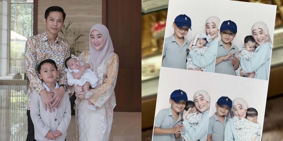 Although Different Fathers, Here Are 7 Photos of Yusuf, Larissa Chou's Child, with His Adorable Younger Sister