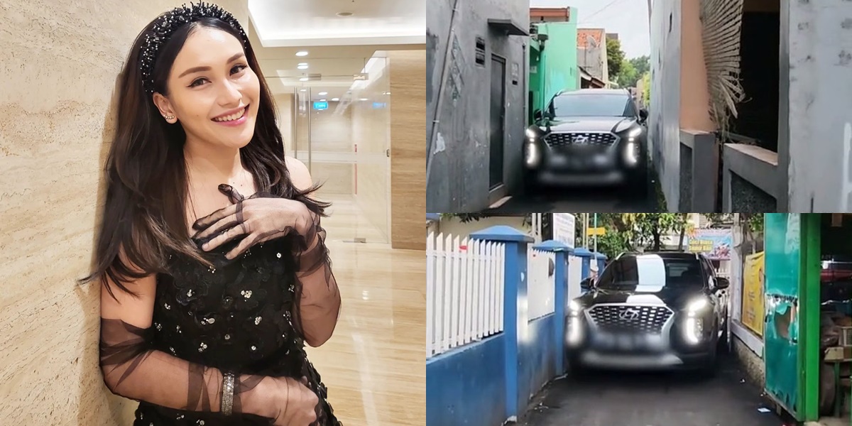 Despite Having a Mansion, Here are 7 Photos of the Narrow Alley Access to Ayu Ting Ting's Residence that Were Thought to be Just Myths - Only One Car Can Pass Through