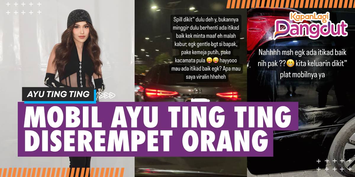 Ayu Ting Ting's Car Becomes a Victim of a Hit-and-Run on the Toll Road, Perpetrator Flees