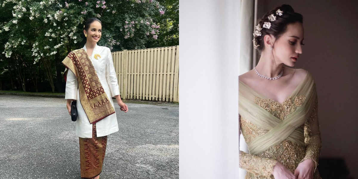 Modern Kebaya Model by Enzy Storia, Her Beauty Shines Even More