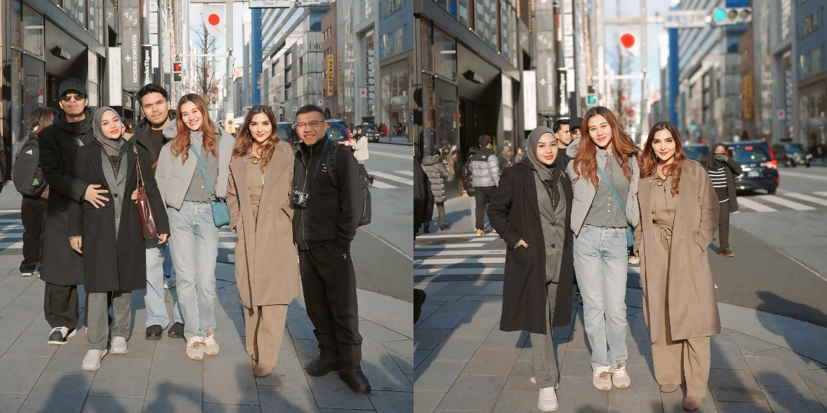 Moments of Aurel Hermansyah and Atta Halilintar on a Triple Date, Vacationing Together with Mother and Brother-in-law