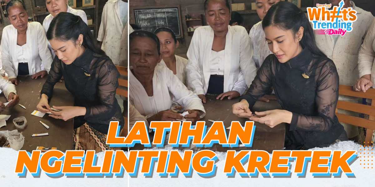 Dian Sastrowardoyo's Moment of Learning to Roll Kretek Cigarettes on the Set of GADIS KRETEK