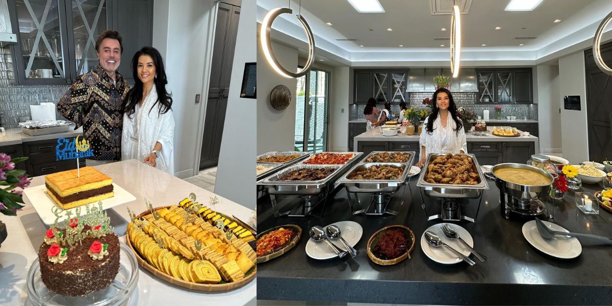 Farah Quinn Celebrates Eid with Family in the United States, Prepares Various Traditional Indonesian Dishes