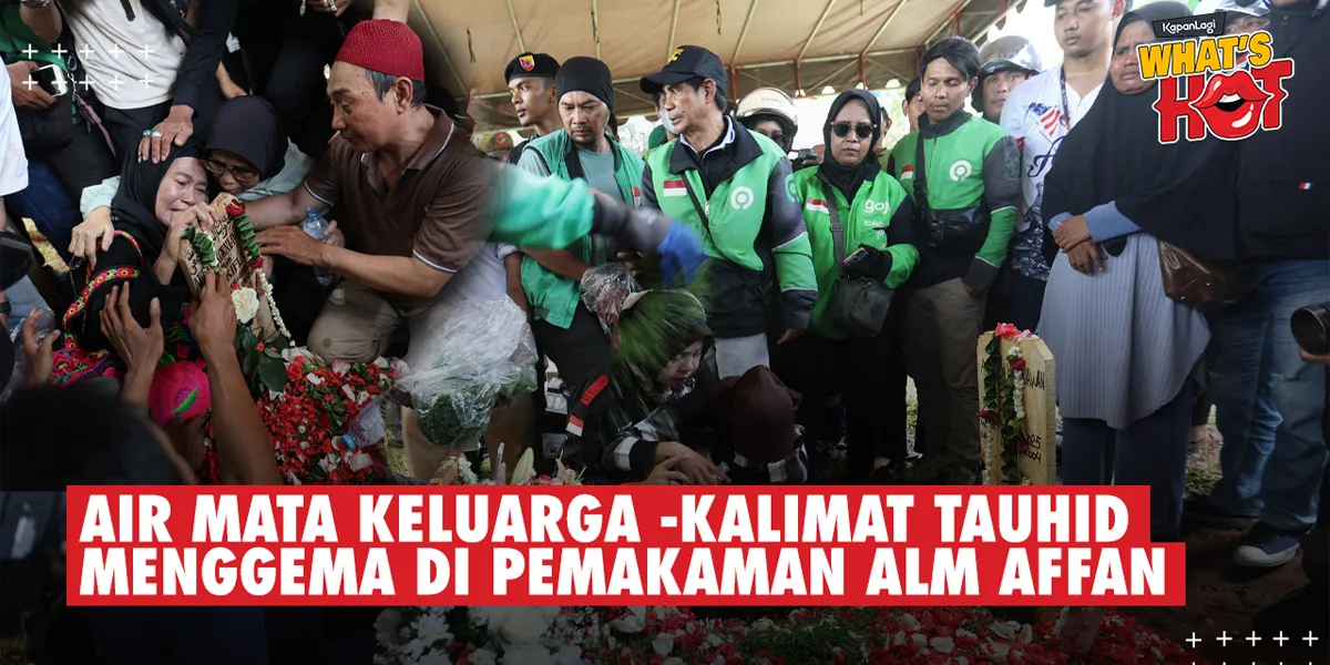 Emotional Moment of the Funeral of the Late Ojol Affan, The Sentence of Tauhid Echoing - Accompanied by Family Tears