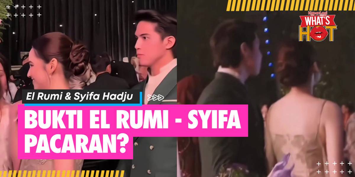 The Moment of Closeness Between El Rumi and Syifa Hadju at Thariq - Aaliyah's Wedding, Proof of Dating?