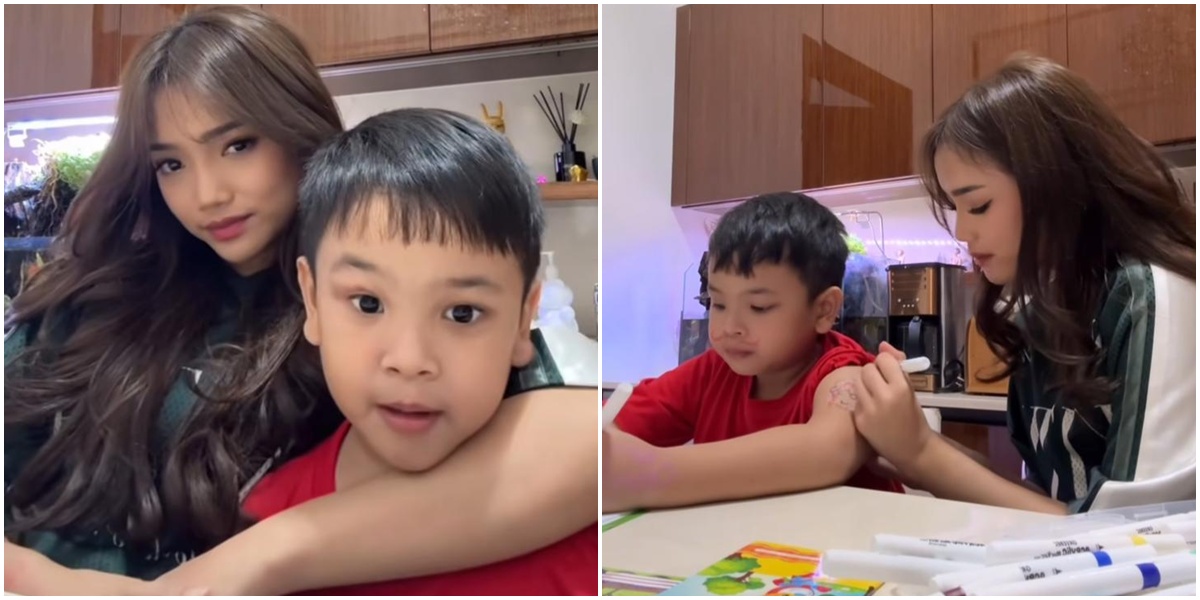 Funny Moment of Gala Sky Being Pranked by Fuji Until His Hands and Face Were Full of Scribbles