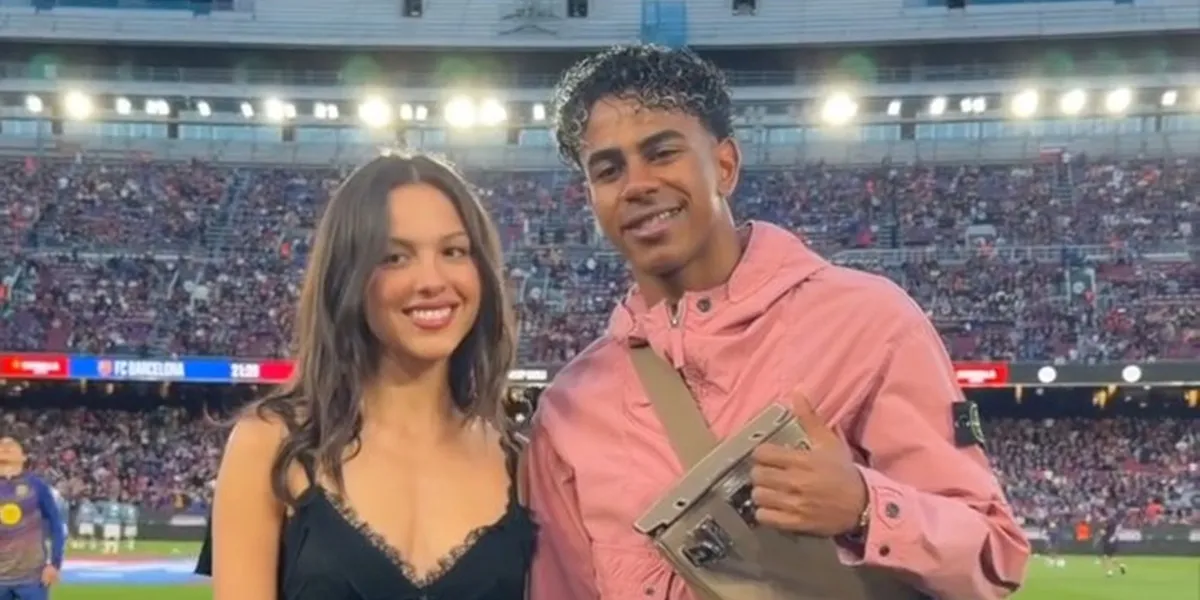 Olivia Rodrigo's Moment with Barcelona Star Lamine Yamal, Close Interaction
