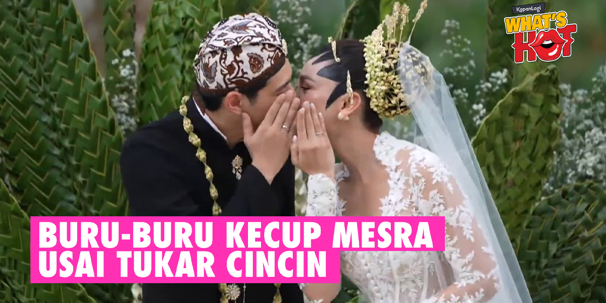 Romantic Moments of Luna Maya & Maxime Bouttier After the Ceremony, Sharing Sweet Kisses While Showing Their Rings
