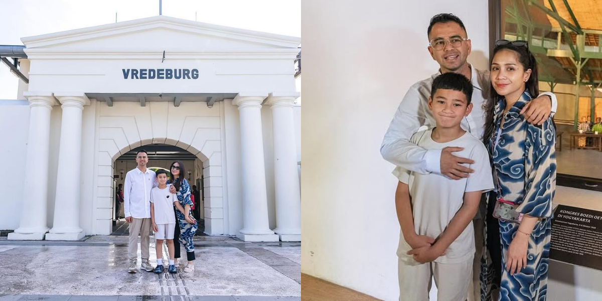 Exciting Moments of Raffi Ahmad, Nagita Slavina, and Rafathar Vacationing at Vredeburg Fort Museum