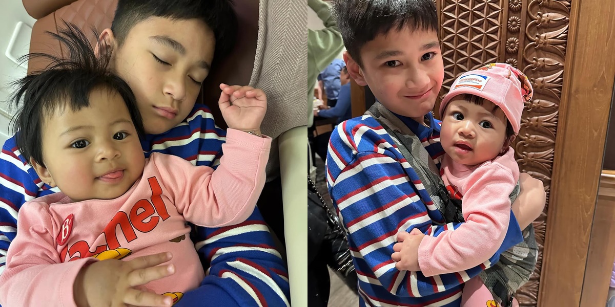 So Sweet Moment of Rafathar Carrying Lily, Hugged Until Falling Asleep Makes Netizens Adorable