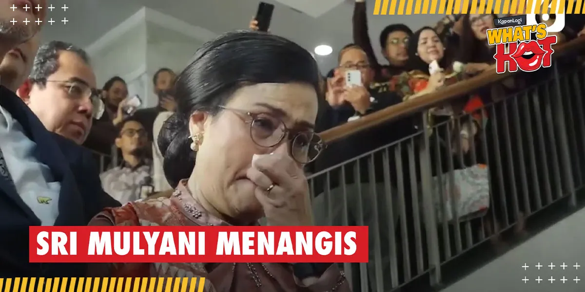 The Moment Sri Mulyani Cried When Saying Goodbye to Kemenkeu Employees