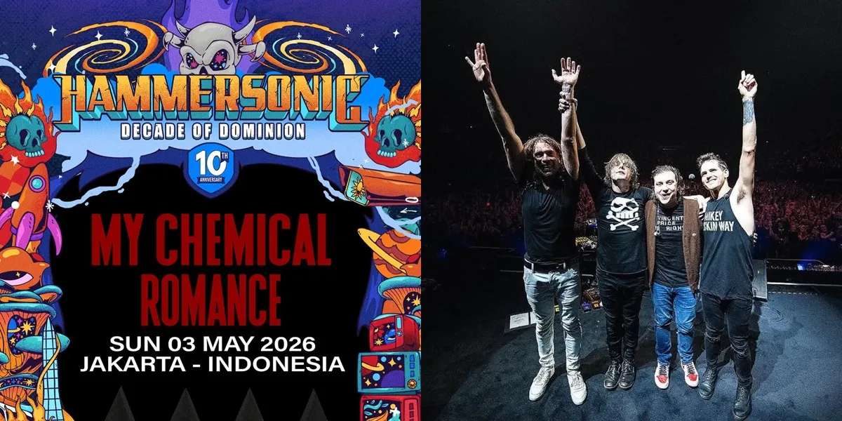 My Chemical Romance Ready to Rock the Hammersonic Stage 2026, Buy Your Tickets Fast!