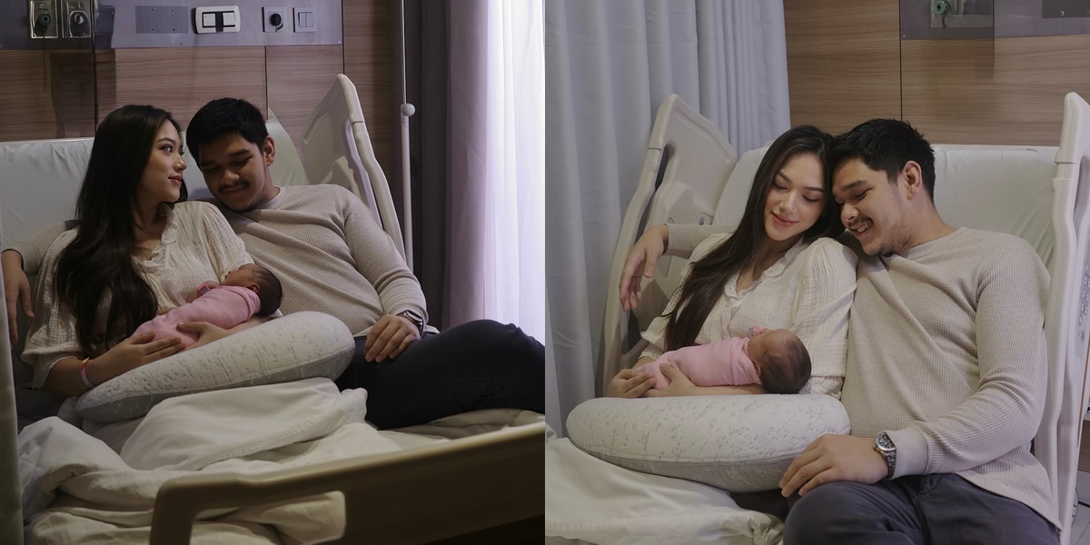 Nabila Gardena Announces the Birth of Her Second Child, Loyal Husband Accompanies Her in Precious Moments