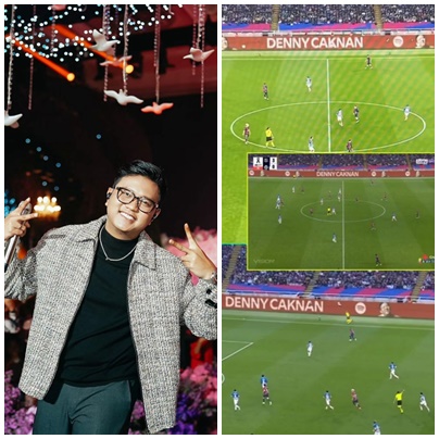 Denny Caknan's Name Appears in the Barcelona vs Espanyol Match, Here's the Story Behind His Promotion