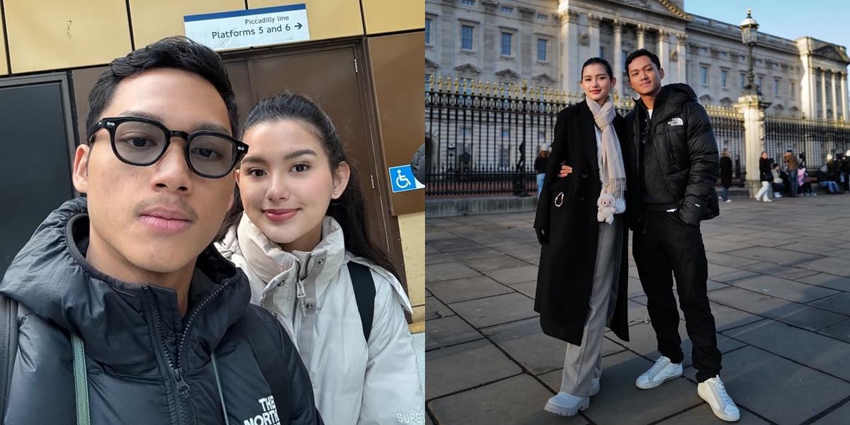 No Longer in a Long-Distance Relationship, 7 Photos of Azriel Hermansyah Meeting Sarah Menzel in England - Departing Together with Future Mother-in-Law