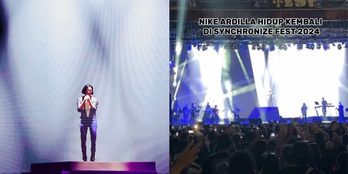 Nike Ardilla "Appears" at the Synchronize Fest 2024 Stage, Immediately Thrilling the Audience