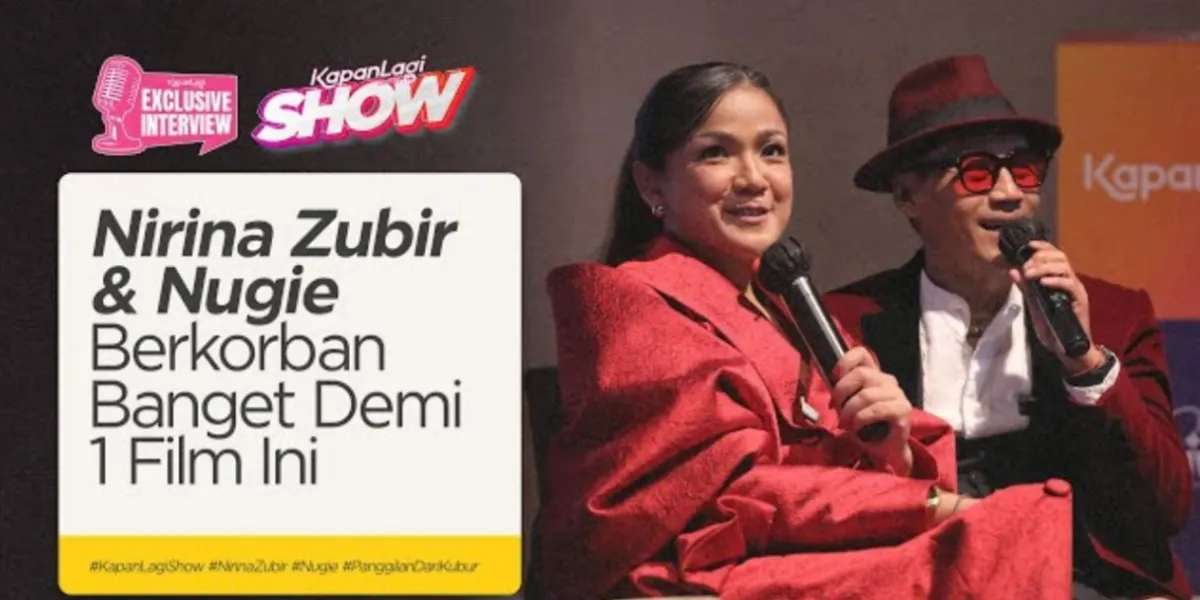 Nirina Zubir Buried for Real for the Movie Call from the Grave | KapanLagiShow
