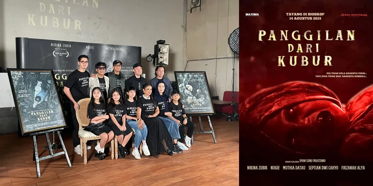 Nirina Zubir Dragged by Trauma and Terror in the Film 'CALL FROM THE GRAVE'