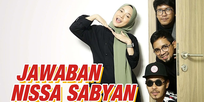 Nissa Sabyan Answered Questions About Her Boyfriend by Irfan Hakim