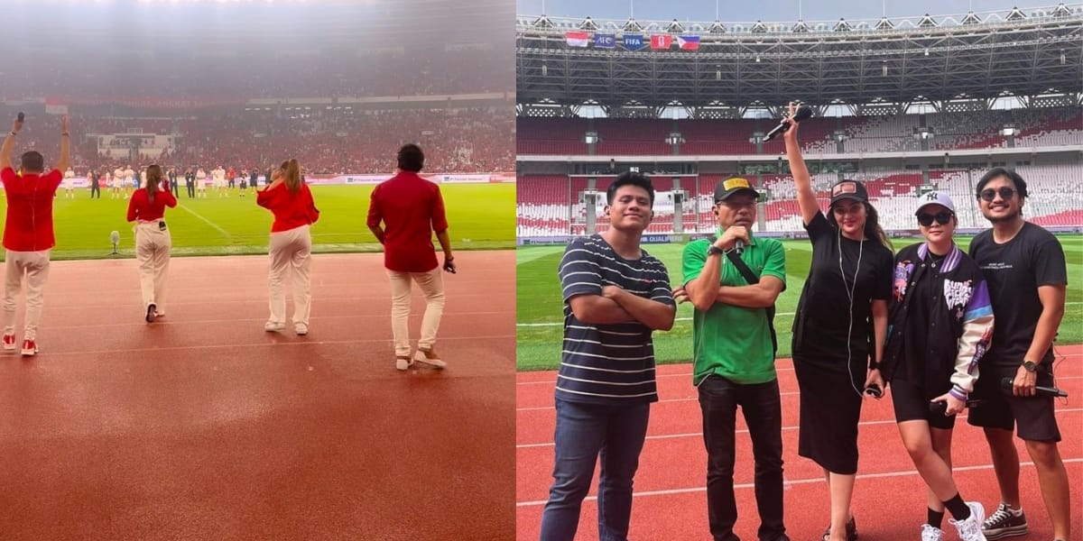 Singing After the Match of the Indonesian National Team vs the Philippines, Anang Hermansyah is Criticized for Ruining the Celebration Moment - Chooses to Walk Out of GBK