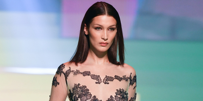 Wearing Transparent Wedding Gown, Bella Hadid Dares to Go Braless and Shows Private Parts
