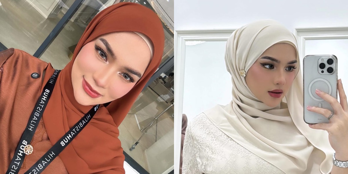 Latest Photoshoot of Davina Karamoy in Hijab, Stunningly Beautiful with Middle Eastern Makeup