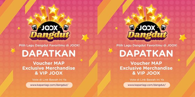 Announcement of Winners of Favorite Dangdut Song Vote on JOOX, Congratulations!