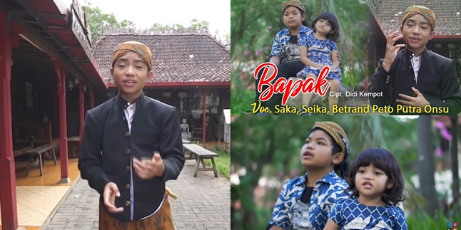 Full of Passion - Touching, Here are 6 Facts Behind Betrand Peto and 2 Children of the Late Didi Kempot's Duet in the Song 'Bapak'