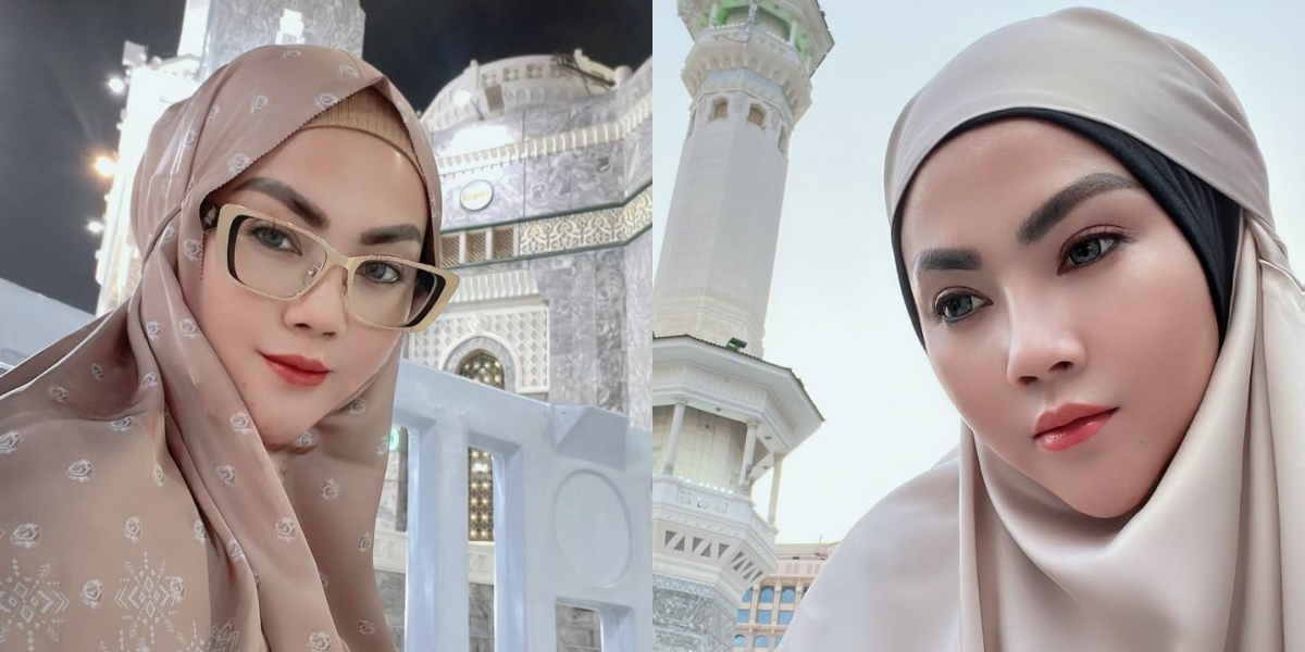 Perasaan Bahagia dan Bangga Ade Fitrie Kirana Bisa Umrah ke Tanah Suci Lagi.