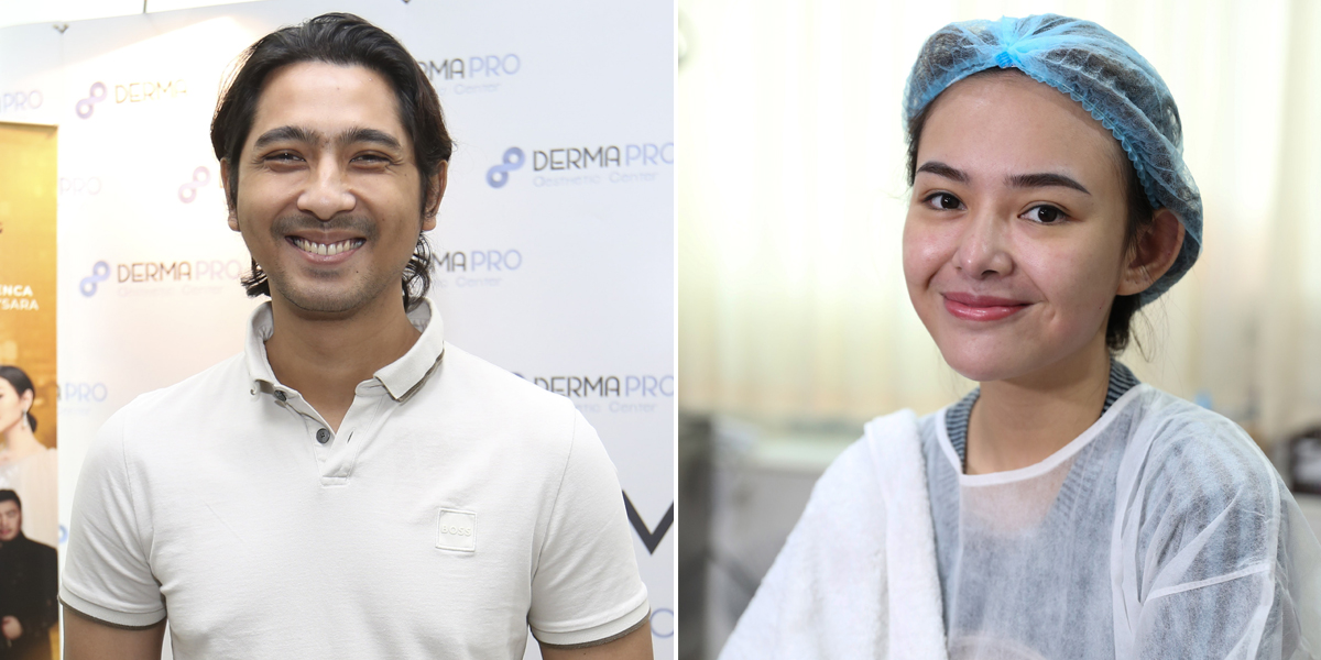 Treatment at the Same Beauty Clinic, Arya Saloka and Amanda Manopo Come Separately