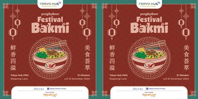 Pergikuliner Festival Bakmi, A Paradise for Noodle Lovers Held at HUB PIK 2