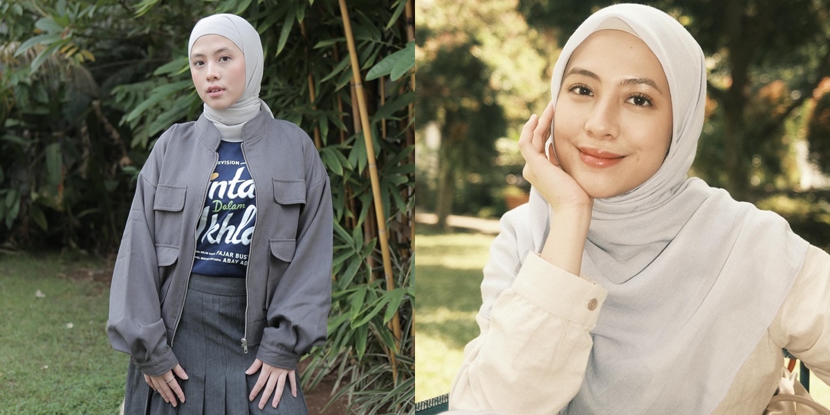 6 Portraits of Adhisty Zara Looking Beautiful with Hijab, Admits to Starting to Feel Comfortable - Follow the Study