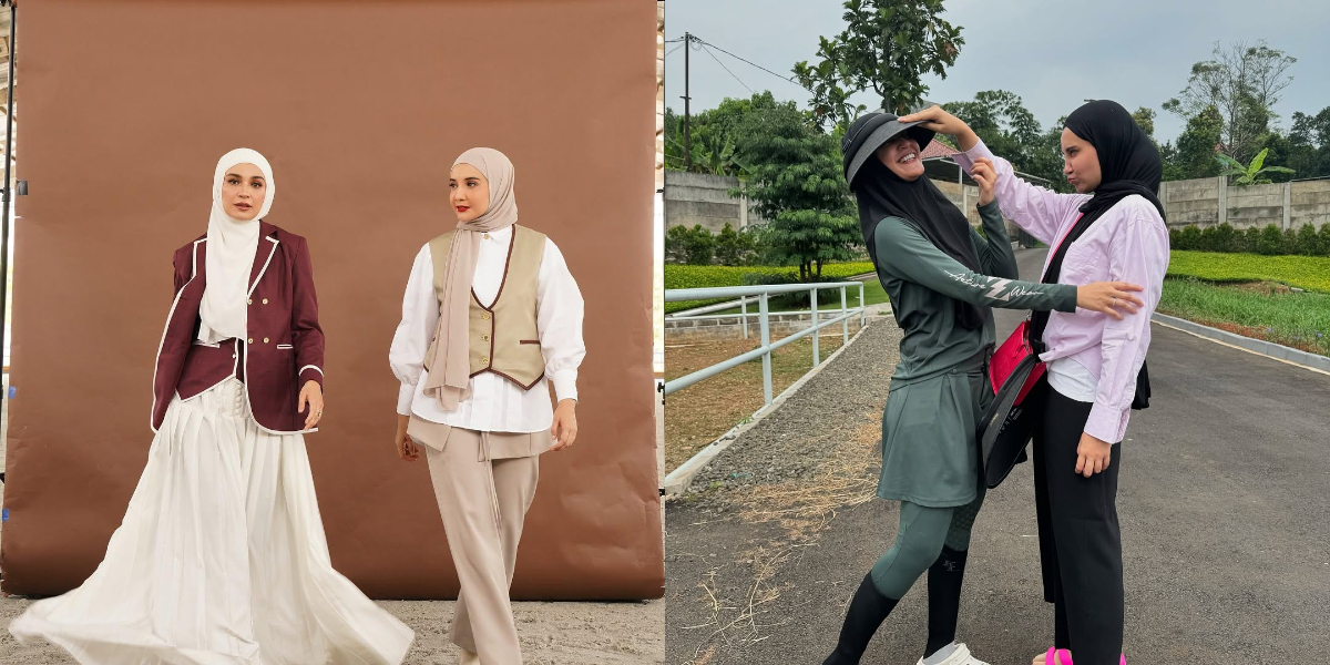 The Harmonious Portrait of Zaskia and Shireen Sungkar Who Are Always United, Even Called Sibling Goals by Netizens