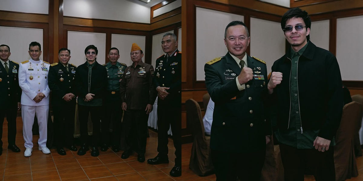 Portrait of Atta Halilintar Attending the National Defense Day Celebration, His Youthful Spirit Praised by Netizens