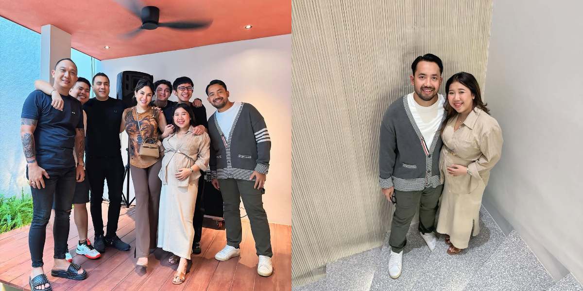 Photos of Kiky Saputri's Baby Bump While Visiting Nikita Mirzani's New Restaurant Grab Attention