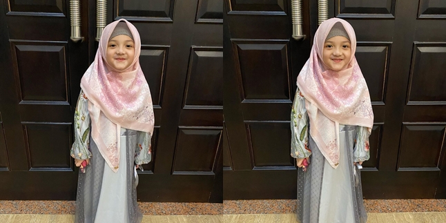 Beautiful Portrait of Arsy, Ashanty's Daughter, Wearing Hijab Syari