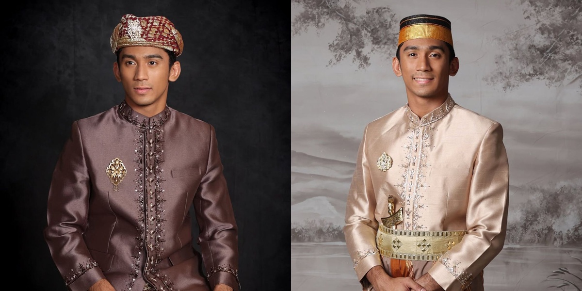 Portrait of Daffa Wardhana in Traditional Bugis and Minang Attire that Captivates Attention