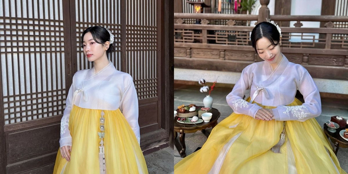 Dahyun TWICE's Stunning Portrait in Hanbok, Her Charm Leaves You Spellbound