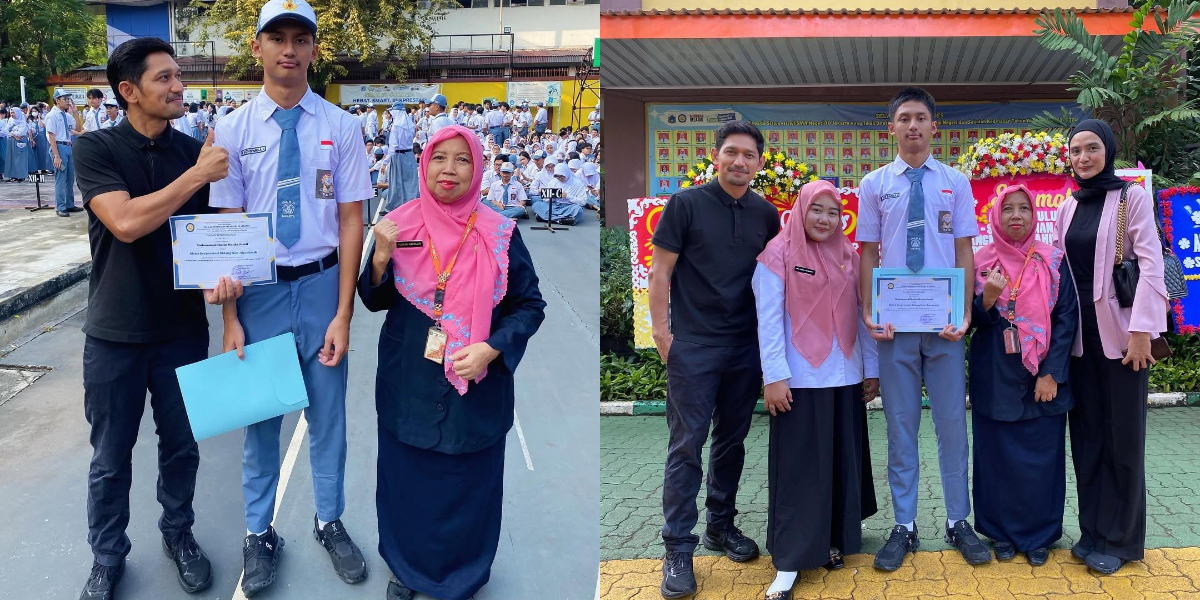 Child Graduates High School, Ibnu Jamil and Ex-Wife Attend Together at School - Ririn Ekawati Also Congratulates