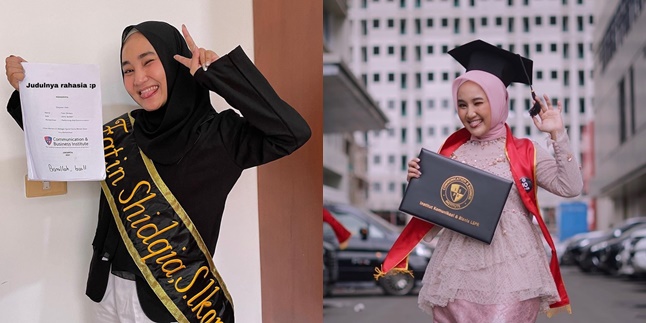 7 Beautiful Portraits of Fatin Shidqia Lubis Wearing a Toga, Successfully Achieving a Bachelor's Degree - Relieved Despite Taking a Long Time