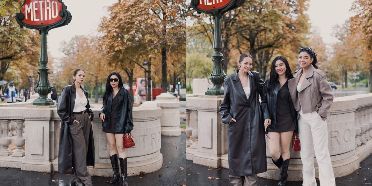 Portrait of Febby Rastanty and Enzy Storia in Paris, Moments of Friendship and Fashion Style