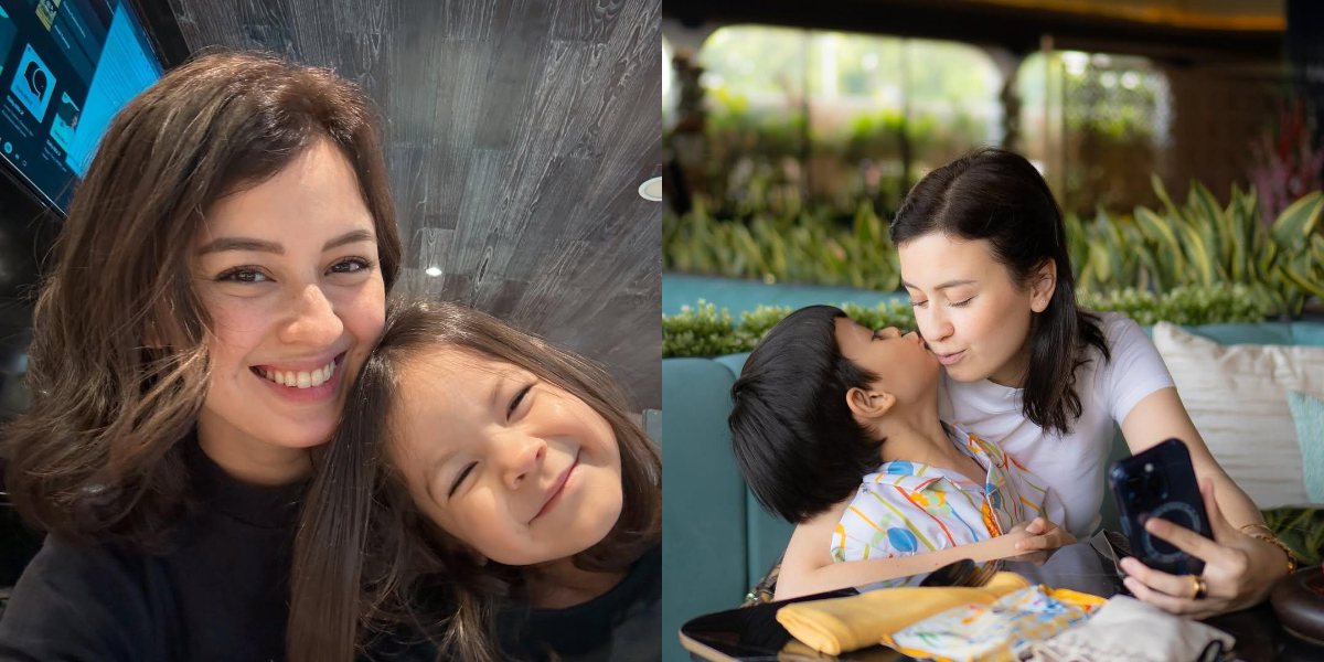 Adorable Moments of Kimberly Ryder Together with Her Two Children