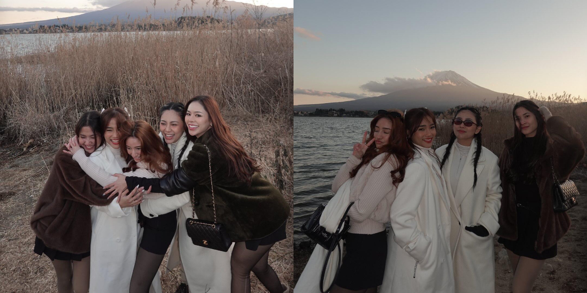 Photos of the Rachel Vennya and Fuji Gang Holidaying Together in Japan, Called High-Class Women Vibes