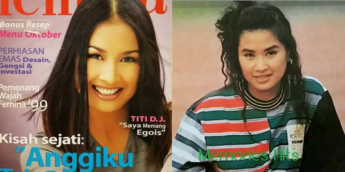 Portrait of Titi DJ's Old Young Age When Appearing as a Magazine Cover Girl, Her Beauty is Astonishing