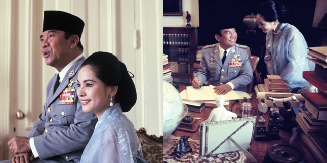 Portrait of Soekarno and Ratna Sari Dewi 56 Years Ago, the Beauty of the Fifth Wife Becomes the Center of Attention