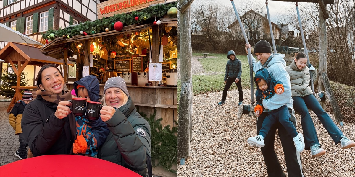 Portrait of Jennifer Bachdim Returning to Germany, Here Are the Warm Moments with Family