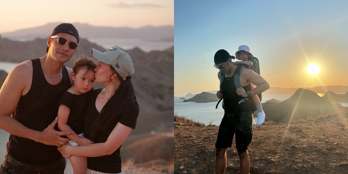 6 Photos of Jonas Rivanno Carrying His Child Up the Hill, Radiating Hot Daddy Aura